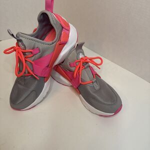 Nike Womens Air Huarache City AH6804-007 Gray Pink Running Shoes Sneaker 8.5